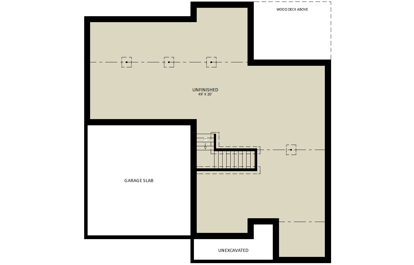 Willow IILower Level Floor Plan